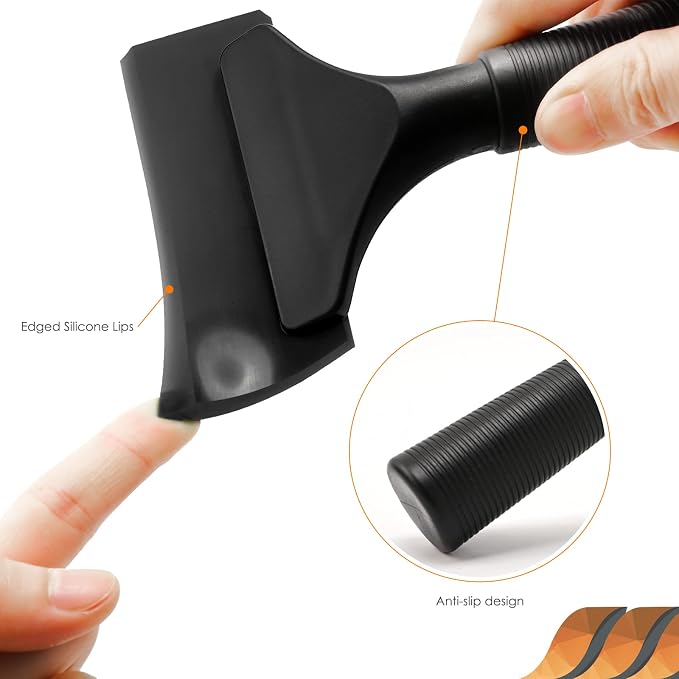 EHDIS Small Squeegee 5 inch Rubber Window Tint Windshield Scraper - Image 6