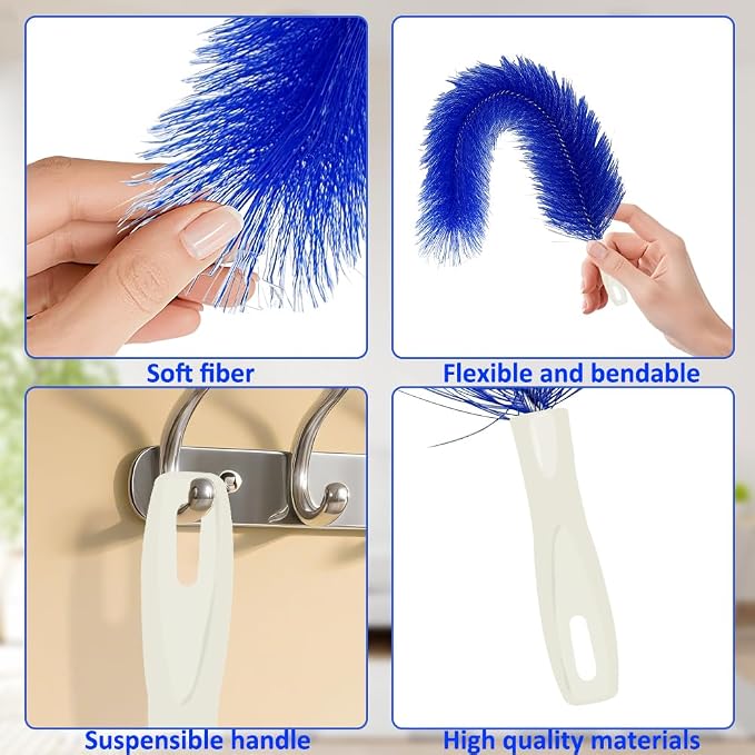 3Pcs Fan Cleaning Brush, Bendable Fan Cleaner Brush Duster - Image 7