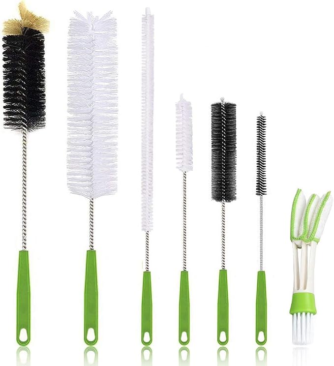 Long Bottle Brush, 17 in Bendable Cleaner Brushes by Haomaomao