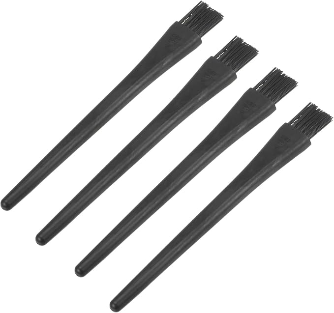 uxcell 4 Pcs Antistatic ESD Brush Portable Plastic Handle Nylon Lab Cleaning by uxcell