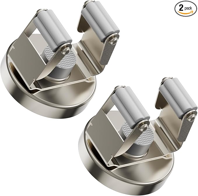 ULIBERMAGNET Magnetic Mop Broom Holder, Heavy Duty Movable Magnetic Mounted by ULIBERMAGNET