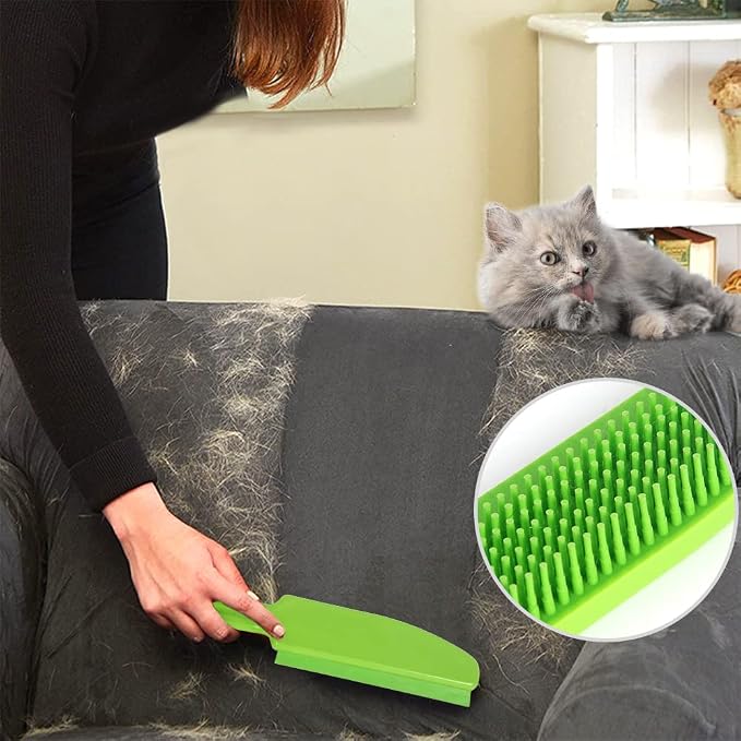 Rubber Broom and Pet Hair Removal Brush Set - Image 5