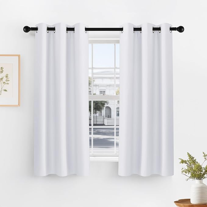 PONY DANCE Curtains White Short by PONYDANCE