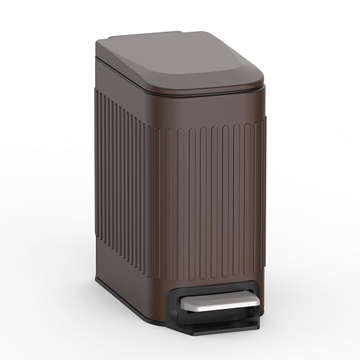 TrashAid Slim Bathroom Trash Can by TrashAid