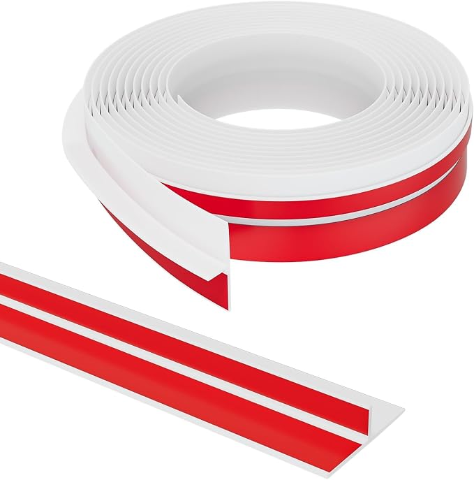 T-Shaped Door Draft Stopper, 1.97 in x 40 Ft Silicone Seal Strip by Elvone