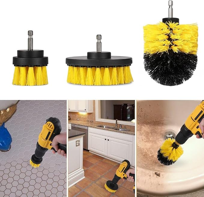 Drill Brush Car Detailing Attachment Set - Image 3