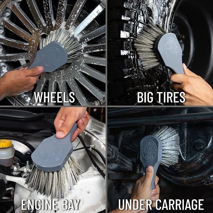 Chemical Guys ACCG09 Wheel Works Medium Duty Wheel & Body Brush - Image 2