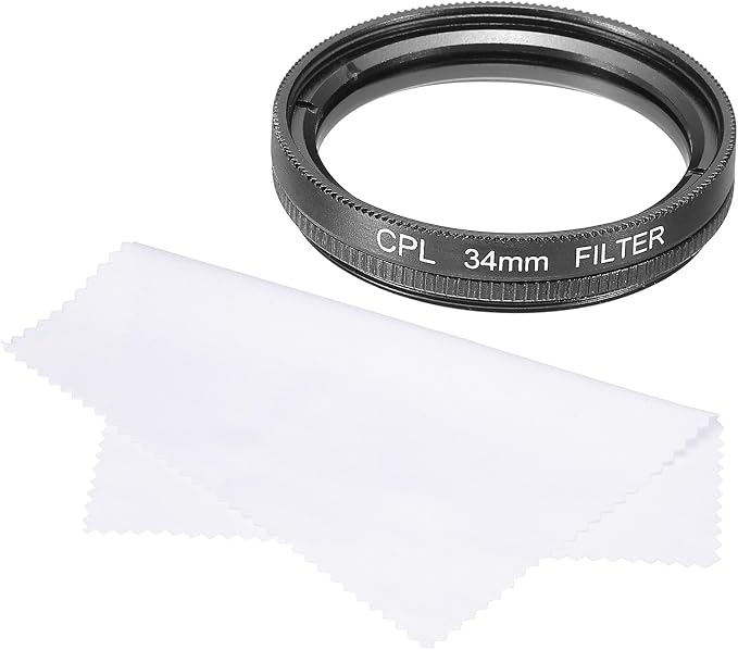MECCANIXITY 34mm Circular Polarizer Filter, Double Sided Multi-Layer Coatings by MECCANIXITY