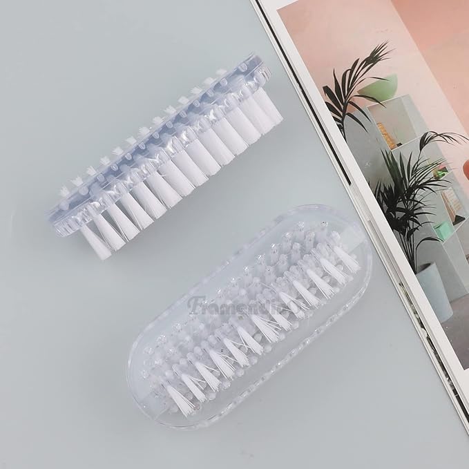 Framendino, 4 Pack Cleaning Nail Brushes Two Sided Hand Scrubbing Brush Plastic - Image 6