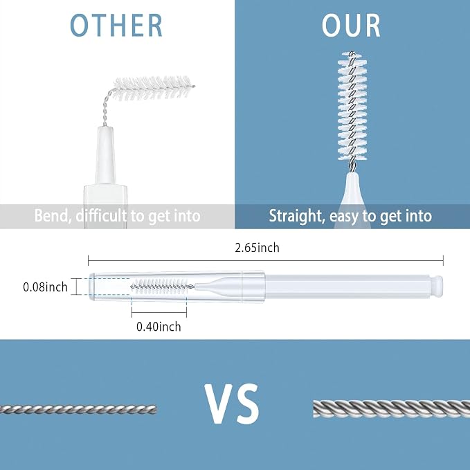 Shower Head Cleaning Brush for Small Hole, Showerhead Cleaning Brushes Picks - Image 3
