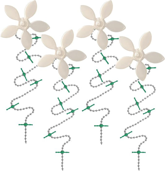 DrainWig Shower Drain Hair Catcher – Disposable White Flower – No-Touch Hair by DrainWig
