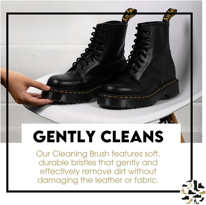 Shoe Clinic Soft Bristle Brush – Cleaning Brush – Hand Brush – Deep Cleans and - Image 4