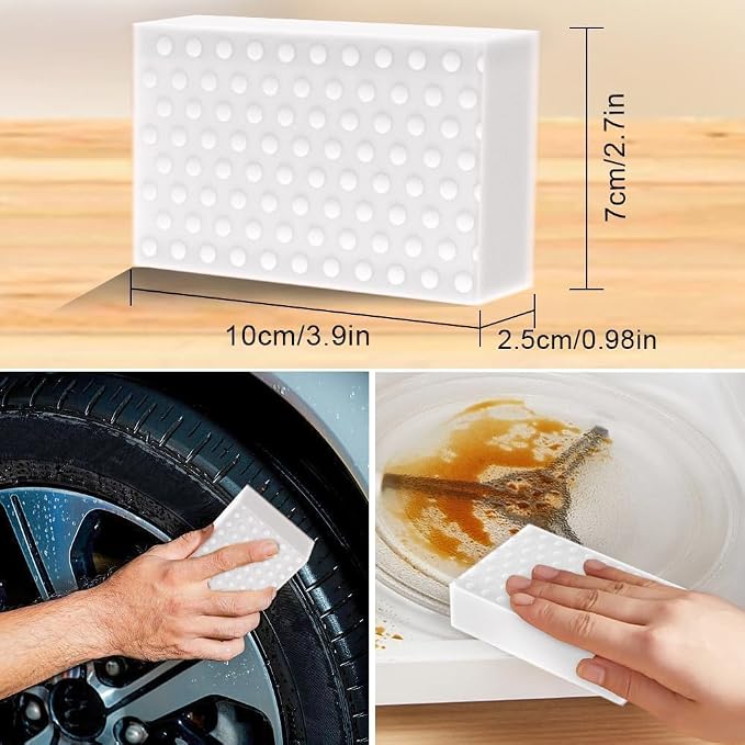 SmilePowo 12 Pack 2X Density, Extra Large Magic Cleaning Sponges Eraser - Image 5