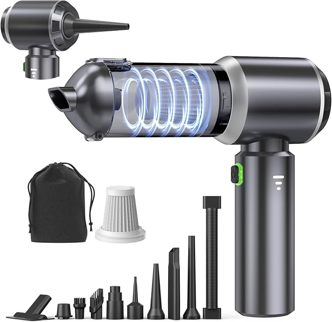 Car Vacuum Portable Cordless, Small Handheld Vacuum Cleaner by Unknown