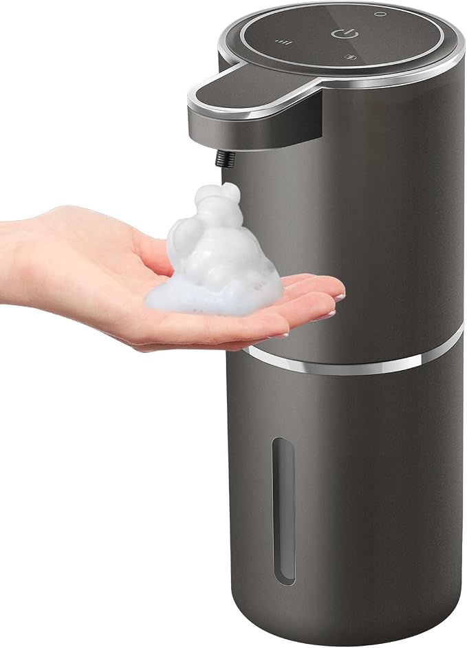 Automatic Foaming Soap Dispenser, 4-Level Adjustable Foam, Wall Mount, USB by Gotofine
