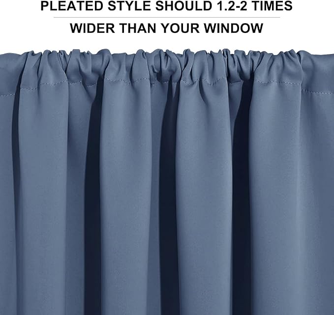 RYB HOME Small Curtains for Door Windows - Image 5