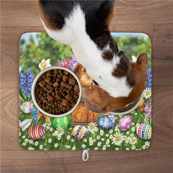 Easter Bunnies Eggs Dish Drying Mat - Image 9