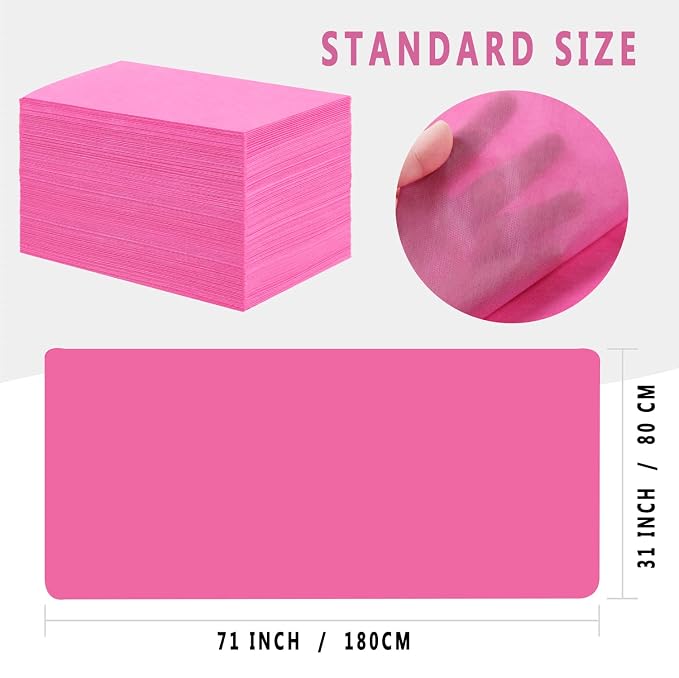 400 Pcs Disposable Bed Sheets 31" x 71" Massage Table Sheets Non Woven Fabric - Image 4