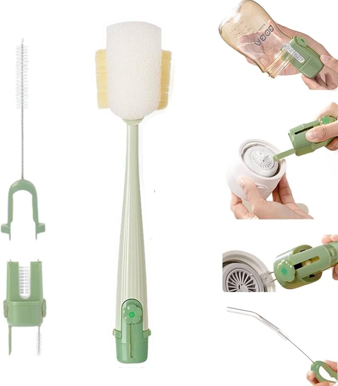 Water Bottle Cleaner Brush, 5-in-1 Bottle Brushes by Unknown
