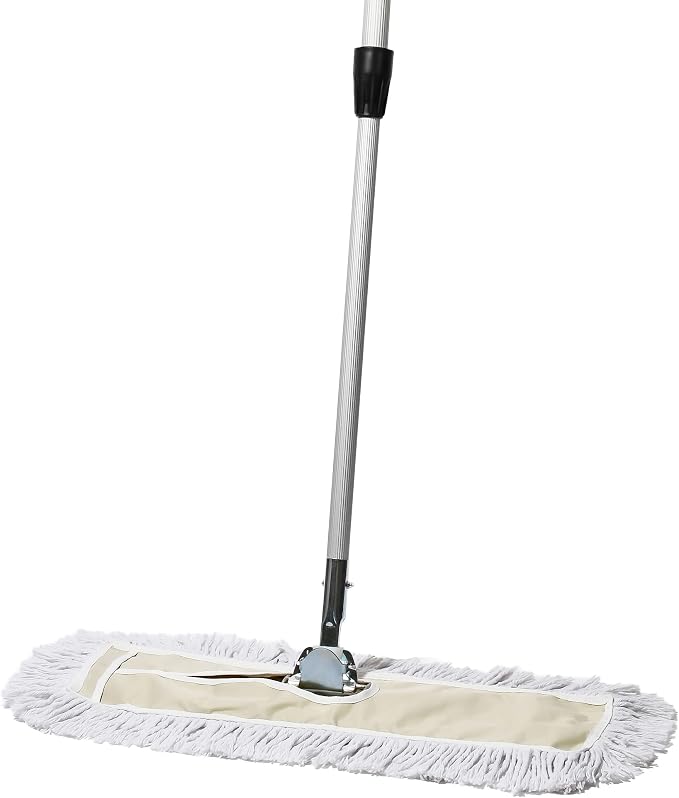 Commercial Dust Mop – 24 Inch Floor Sweeper by TidyTools