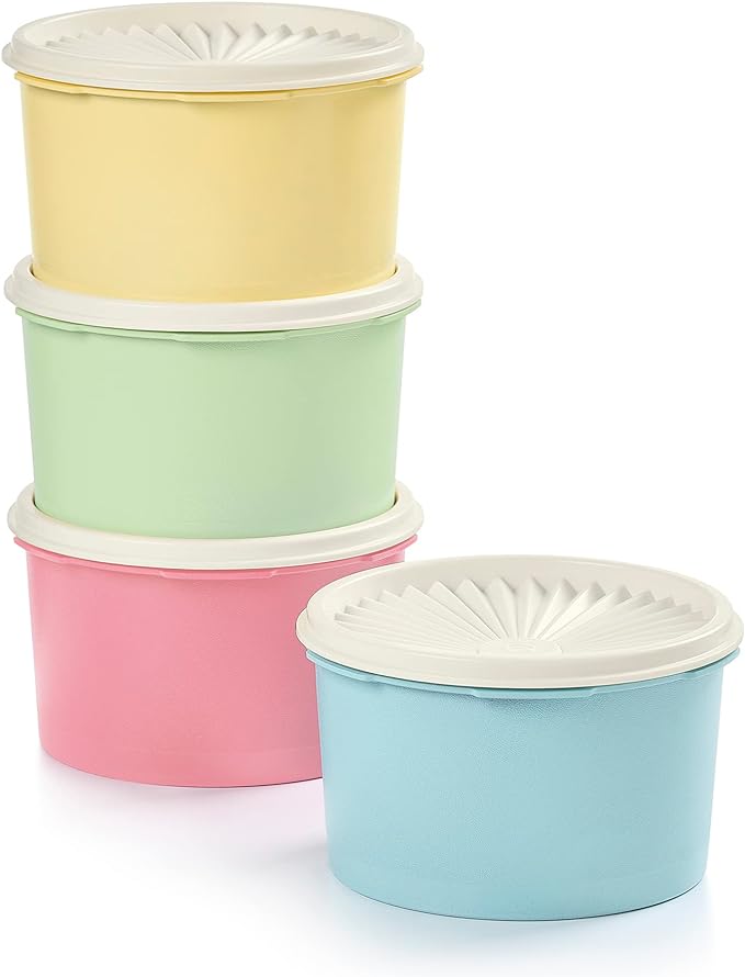 Tupperware Heritage Collection 8 Piece Food Storage Canister Set in Vintage - Image 6