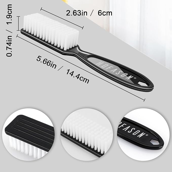 6 Pack Nail Brush Cleaning Nail Dust Brush, HOFASON Nail Brush - Image 3