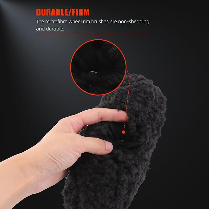 Drill Wheel Brush, Drill Microfiber Wheel Brush, SPTA 1 Pc Soft Microfiber - Image 3
