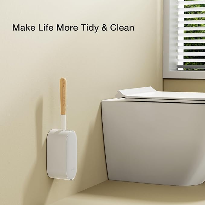 Toilet Cleaner Brush, Diveotree Toilet Brush and Holder - Image 8