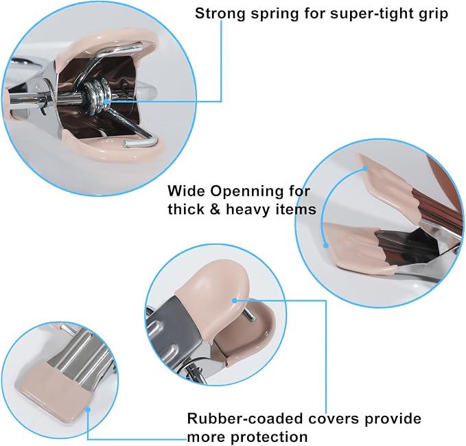 15/30Pcs Upgrade Double Head Clamp Dipped Clothespin - Image 2