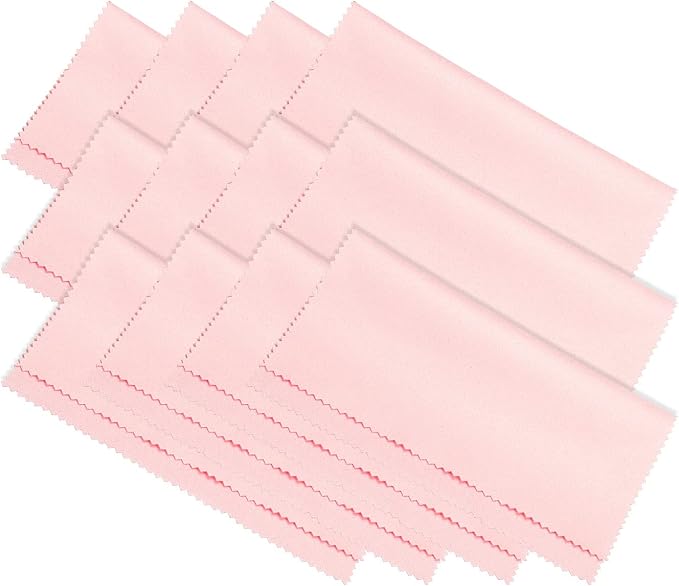 PATIKIL Eyeglass Microfiber Cleaning Cloth 7"x6", 12 Pack Glasses Cleaning by PATIKIL