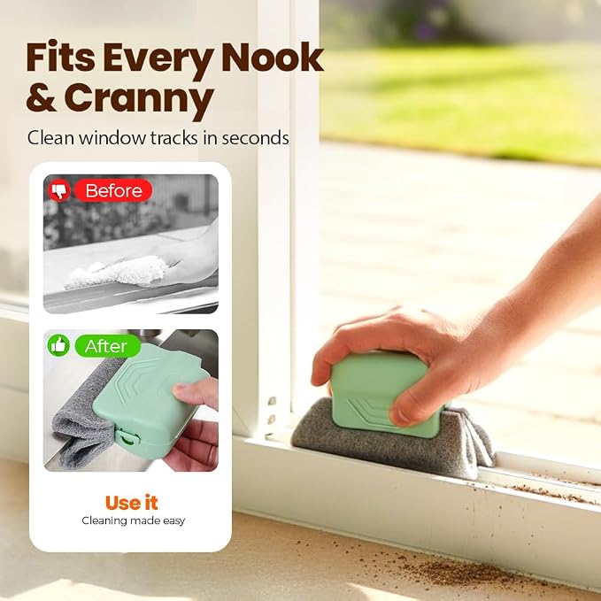 Kruggo Magic Window Track Cleaner, 2026 New Seal Cleaner Tool, Creative Cleaner - Image 3