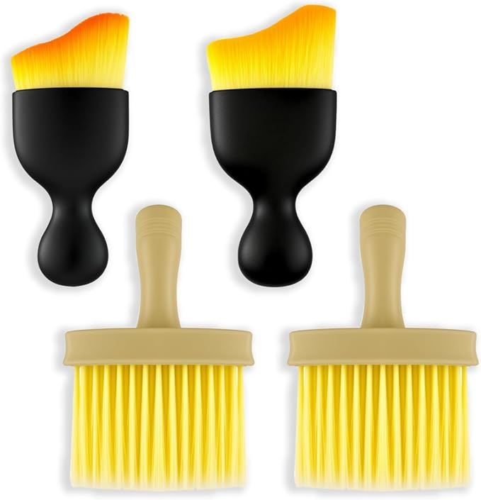 4Pcs Car Interior Brush Include 2 Soft Bristle Brush by IAXSEE