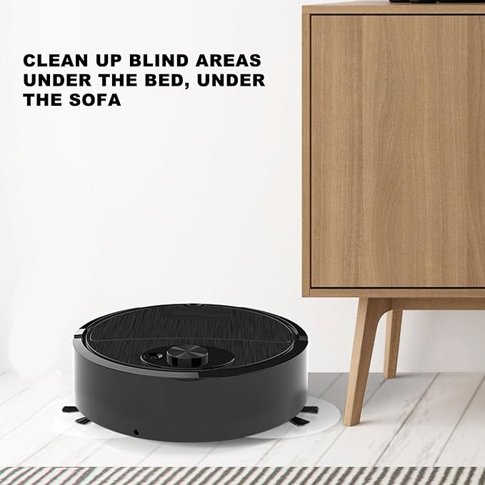 Robot Vacuum Cleaner, Smart Sweeping Robot 3 in 1 Strong Suction Swivel Wheel - Image 2