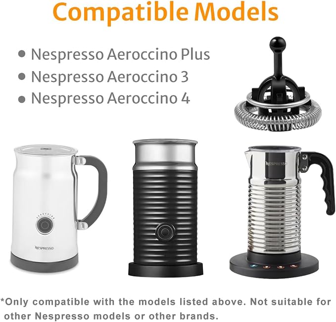 Whisks Compatible with Nespresso Aeroccino 3/4/Plus Milk Frother Replacement - Image 2