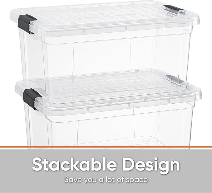 Superio Storage Bins with Lids - Image 4