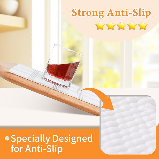 Shelf Liner for Kitchen Cabinets Non Adhesive Drawer Liner Non-Slip Thickened - Image 5