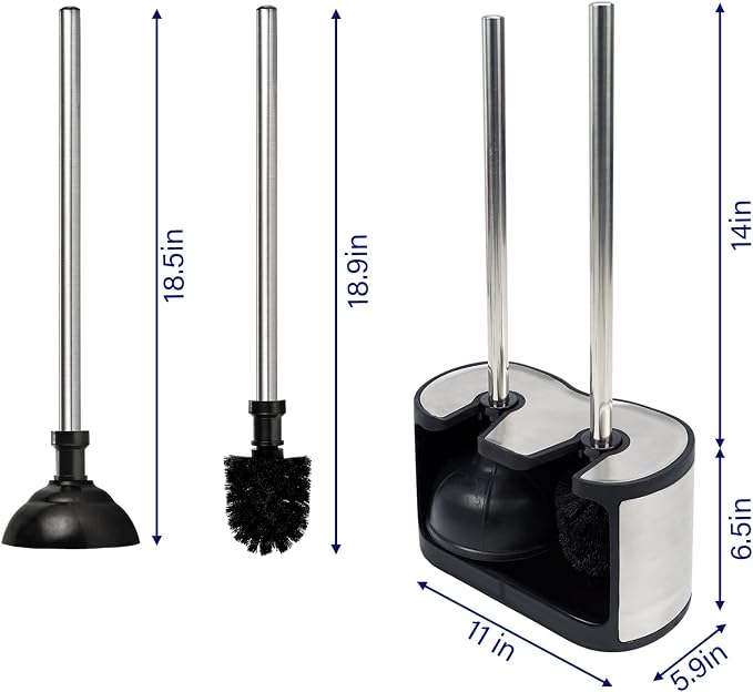Casaphoria Stainless Steel Toilet Bowl Brush - Image 4