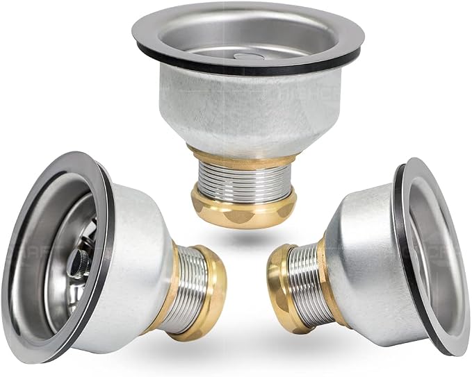 Highcraft 9754 Kitchen Sink Stainless Steel Drain Assembly - Image 3