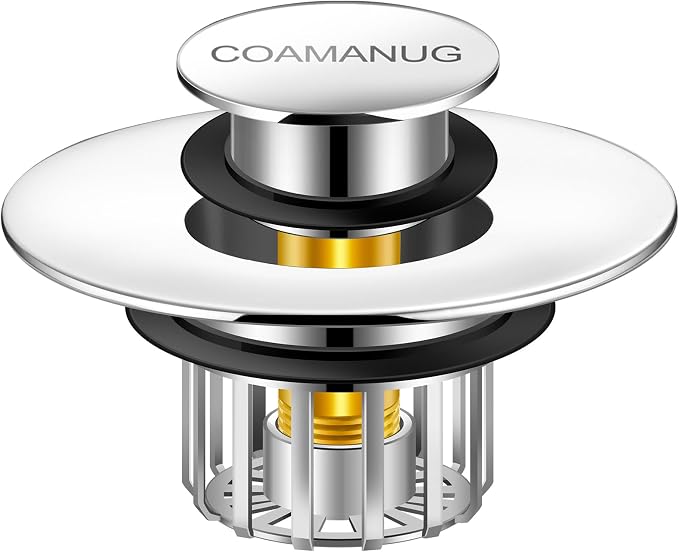 Bathtub Stopper | Shower Drain Hair Catcher, Pop-up Tub Stopper by coamanug