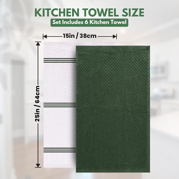 Infinitee Xclusives 100% Cotton Kitchen Towels - Image 4