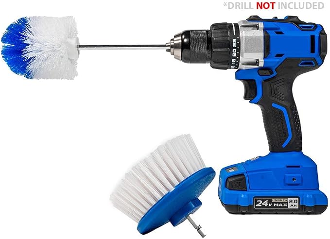 RotoScrub Drill-Powered Cleaning Brushes by RotoScrub