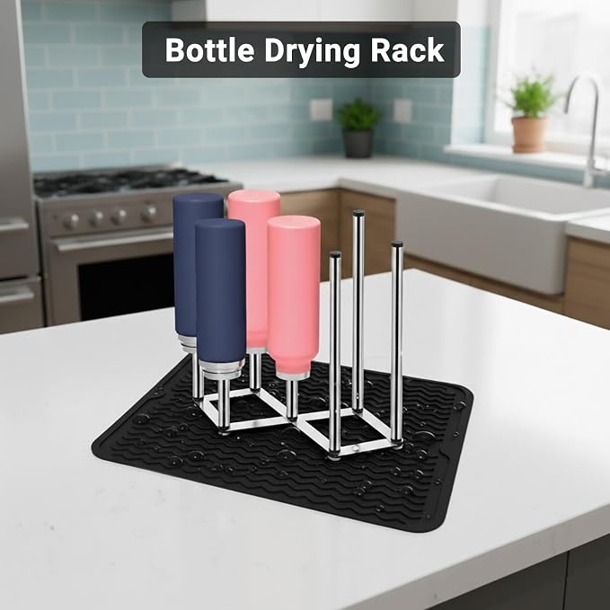 Stainless Steel Bottle Drying Rack - Image 5