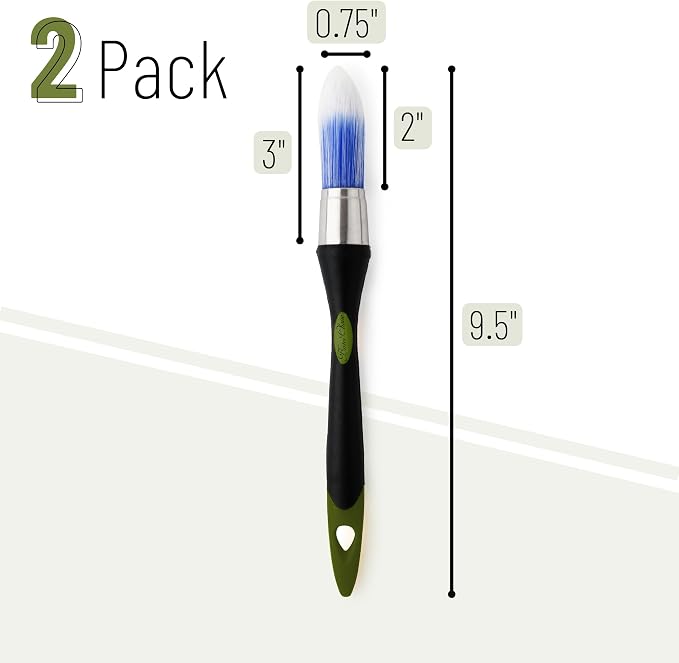 Bates- Trim Paint Brush, 0.6" Inch, Trim Brushes - Image 2
