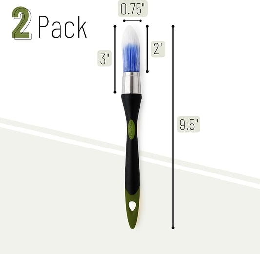 Bates- Trim Paint Brush, 0.6" Inch, Trim Brushes - Image 2