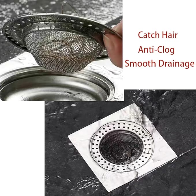 Shower Drain Hair Catcher, Shower Drain Cover - Image 3