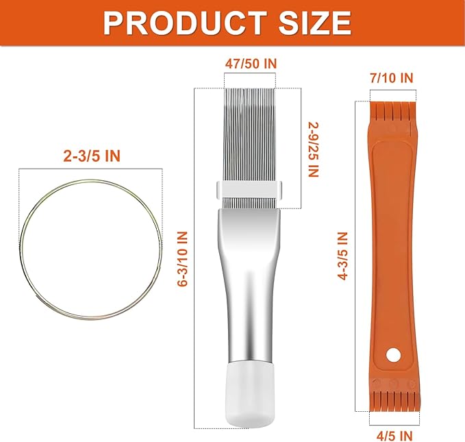 Cenipar 2PCS Air Conditioner Condenser Fin Comb Set Include FCR6 Fin Comb and - Image 2