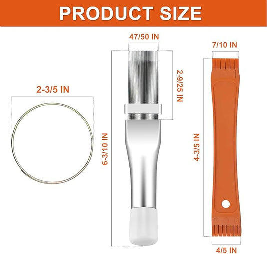 Cenipar 2PCS Air Conditioner Condenser Fin Comb Set Include FCR6 Fin Comb and - Image 2