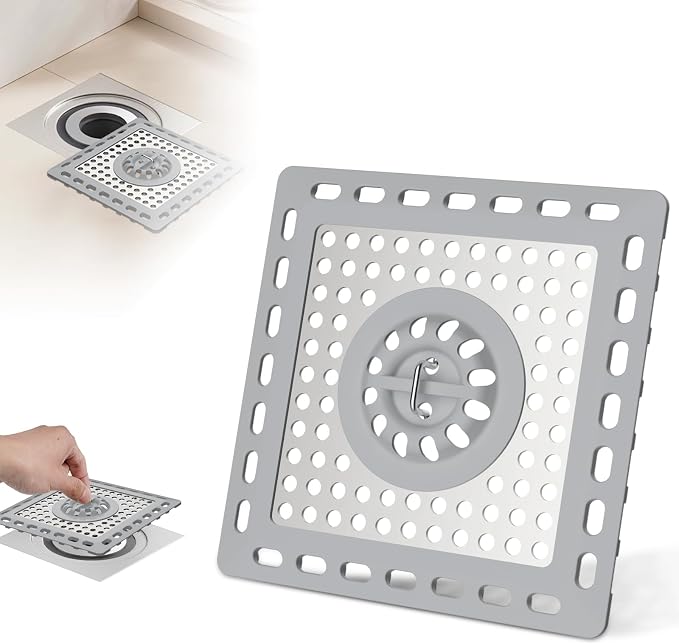 Hibbent Upgraded Shower Drain Hair Catcher by Hibbent