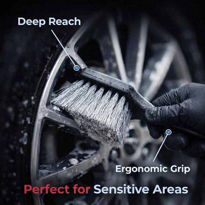 9PCS Pro Wheel & Tire Cleaning Kit - Image 4