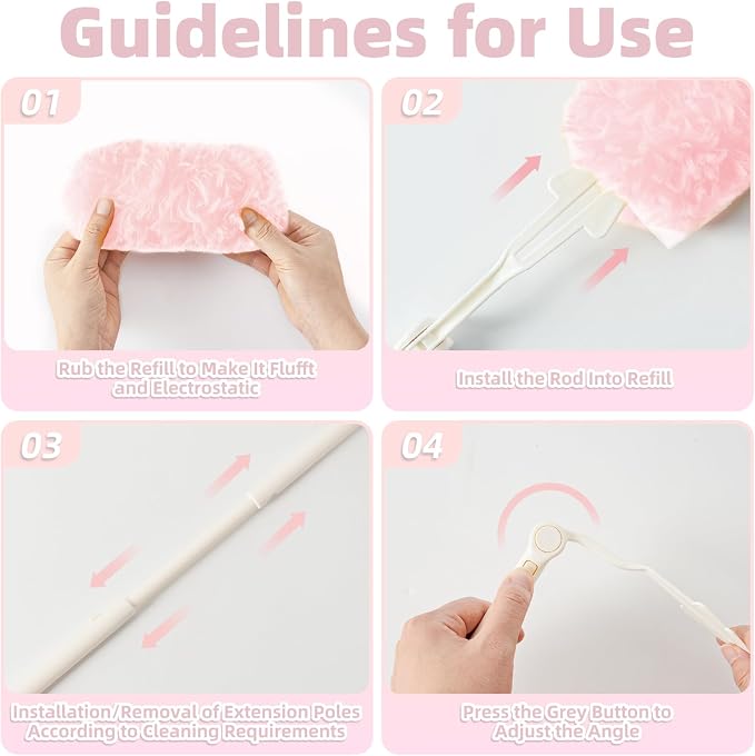 Heavy Duty Dusters Refills, Disposable Dusters Kit Compatible - Image 3